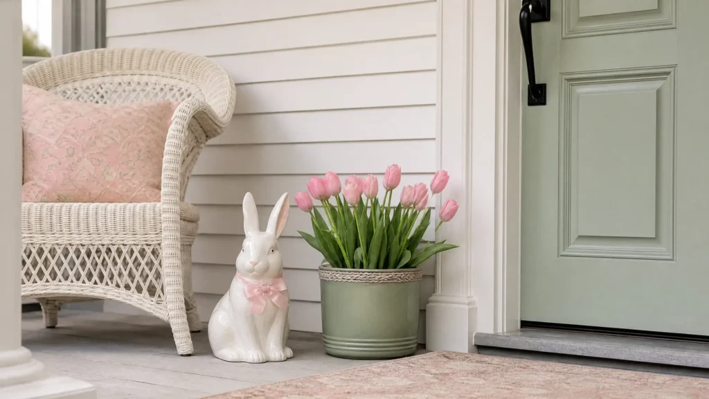 Easter front porch