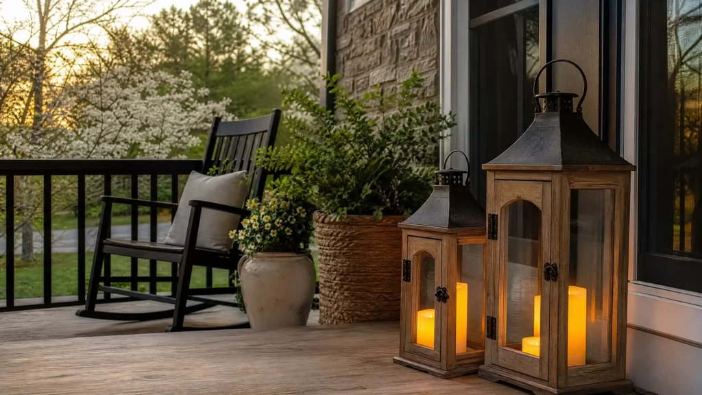 Easter front porch