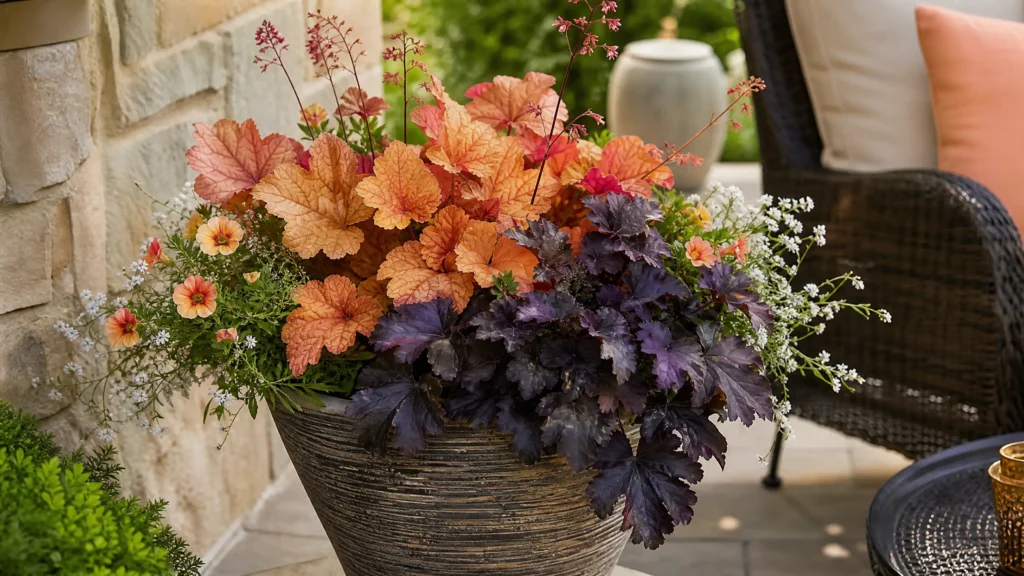 heuchera front yard landscaping