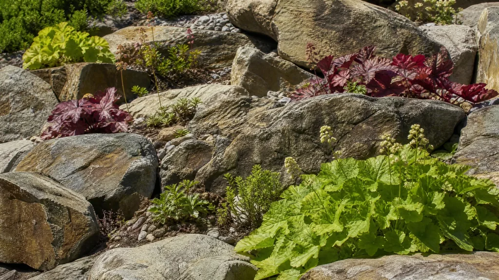 heuchera front yard landscaping 