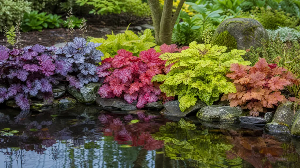 heuchera front yard landscaping 