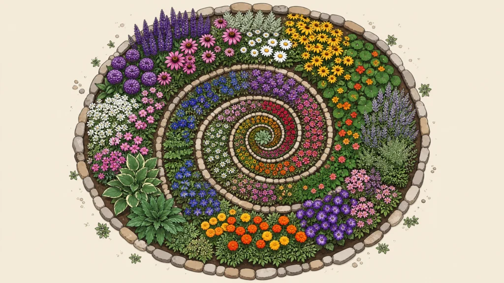 golden ratio front yard design  
