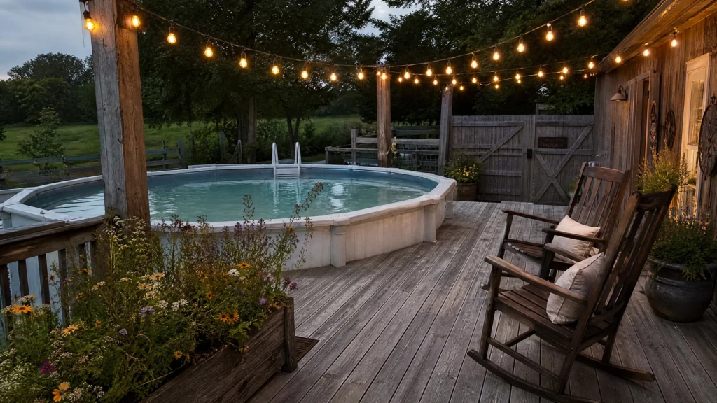 above ground pool deck ideas